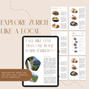 Paty's Zurich Travel Guide – Favourite Spots, Itinerary & Local Tips (eBook)