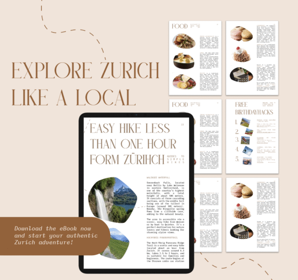 Paty's Zurich Travel Guide – Favourite Spots, Itinerary & Local Tips (eBook)