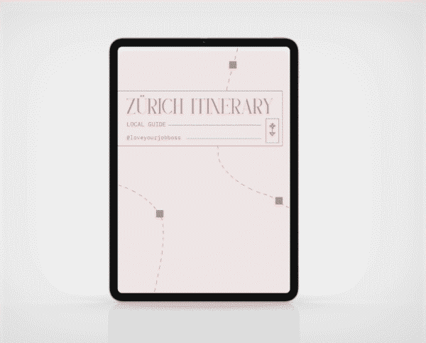Paty's Zurich Travel Guide – Favourite Spots, Itinerary & Local Tips (eBook) - Image 2