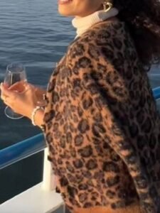 Second-hand treasures animal print jacket
