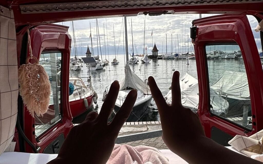 campervan rental travel women